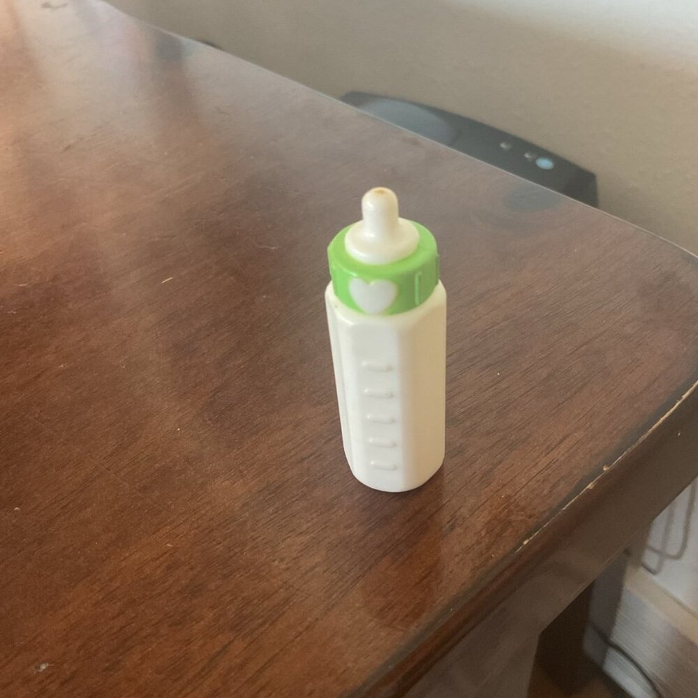My Little Pony G1 Vintage Original HASBRO Accessories WHITE green BABY BOTTLE